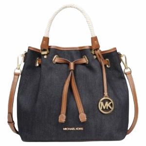 MICHAEL Michael Kors Blakely Denim Bucket Bag